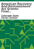 American_Recovery_and_Reinvestment_Act_grants