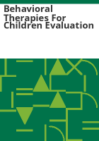 Behavioral_therapies_for_children_evaluation
