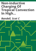 Non-inductive_charging_of_tropical_convection_in_high_and_low_CAPE_environments