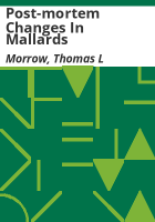 Post-mortem_changes_in_mallards