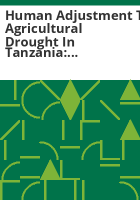 Human_adjustment_to_agricultural_drought_in_Tanzania