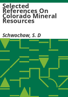 Selected_references_on_Colorado_mineral_resources