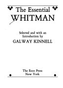 The_essential_Whitman