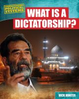 What_is_a_dictatorship_