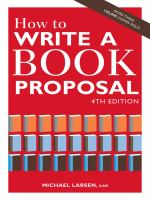 How_to_write_a_book_proposal