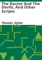 The_doctor_and_the_devils__and_other_scripts