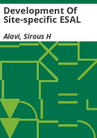 Development_of_site-specific_ESAL