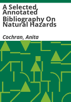 A_selected__annotated_bibliography_on_natural_hazards