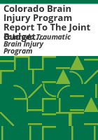 Colorado_Brain_Injury_Program_report_to_the_Joint_Budget_Committee_and_Health_and_Human_Services_Committees