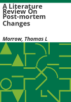 A_literature_review_on_post-mortem_changes