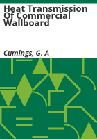 Heat_transmission_of_commercial_wallboard