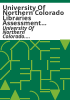 University_of_Northern_Colorado_Libraries_Assessment_Committee_report