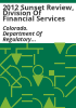 2012_sunset_review__Division_of_Financial_Services
