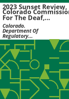 2023_sunset_review__Colorado_Commission_for_the_Deaf__Hard_of_Hearing__and_Deafblind_Act