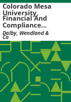 Colorado_Mesa_University__financial_and_compliance_audit