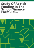 Study_of_at-risk_funding_in_the_school_finance_formula