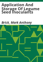 Application_and_storage_of_legume_seed_inoculants